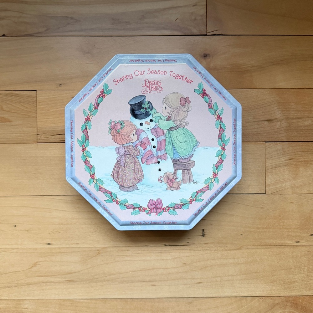 Precious Moments Holiday Tin